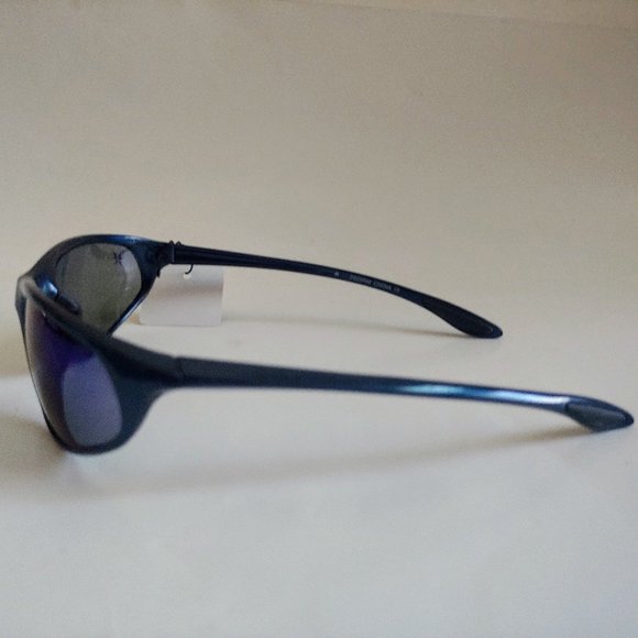 (NWT) Vintge 90's PC Wrap Around Sporty Sunglasses (Met.Blue/Blue M) - Picture 2 of 4
